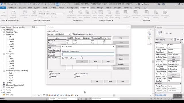 Team Collaboration in Revit - Central File смотреть онлайн