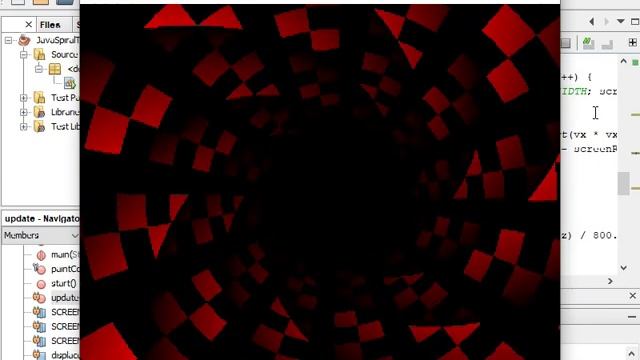 [Java] 3D from scratch - Spiral Tunnel Effect Test #1 смотреть онлайн