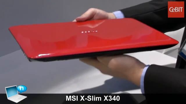 MSI X-Slim X340 And X320 Red And Blue