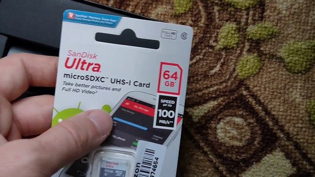Распаковка microCDXC 64GB SanDisk Ultra c Ozon, используем для видеорегистратора 70mai смотреть онлайн