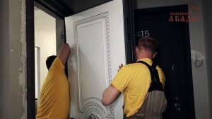 Установка металлической входной двери