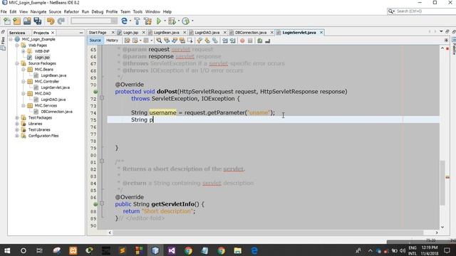 How develop a MVC Login application in J2EE - Part 2 смотреть онлайн