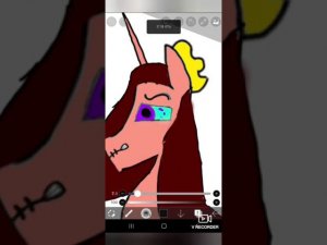 Speed paint painted herself as a pony death
