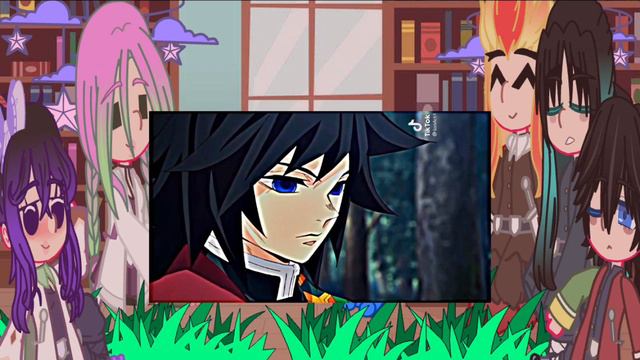 { 🌷реакция крд(столпов)не всех на тт и танджиро🍀} 1/6🥀