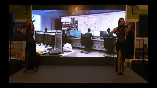 Скрипачки Violin Project на открытие Няганьской ГРЭС смотреть онлайн