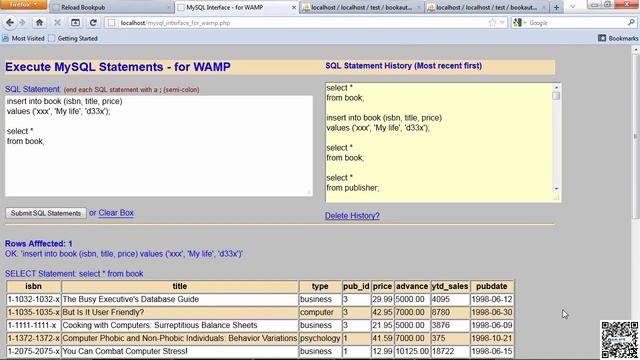 Website Design with PHP & MYSQL - 079 - Introduction To MySQL - SQL Debug Technique ( Part 5 ) смотреть онлайн