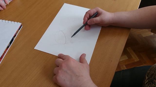 Объяснение построения и штриховки шара. Часть 1. смотреть онлайн