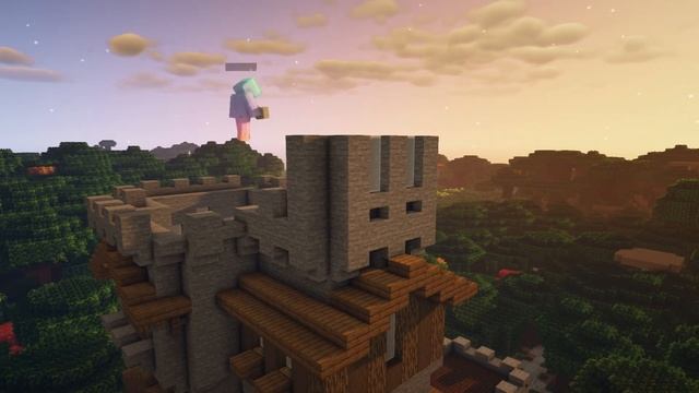 마인크래프트 건축 강좌 - 작은 성