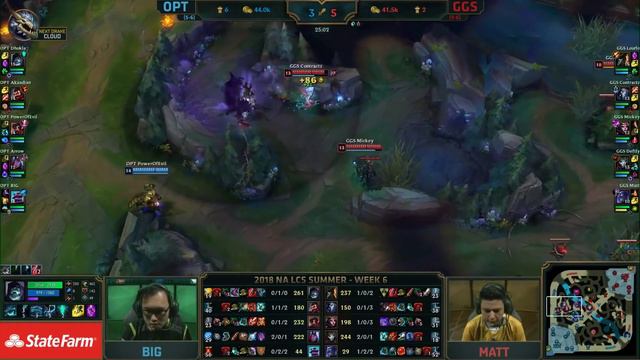 OPT vs. GGS Must See - Неделя 6 Игра 60 | LCS NA Summer 2018 Split смотреть онлайн