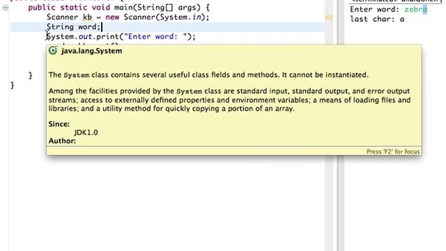 Java Lesson 23 - Find last letter of a word using charAt() and do-while loop смотреть онлайн