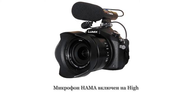 Panasonic Lumix FZ1000 - тест микрофонов. смотреть онлайн