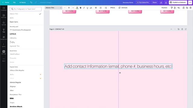 Create a Website for FREE with Canva | Free ECommerce Website | How to Create a Website With Canva смотреть онлайн