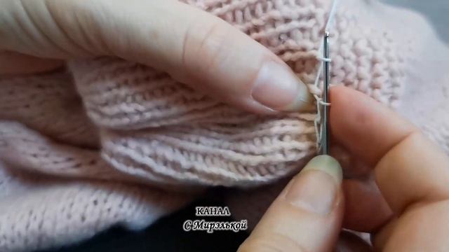 Нитка-резинка в вязании. Три способа применения. #knitting #rubberthread #вязание смотреть онлайн