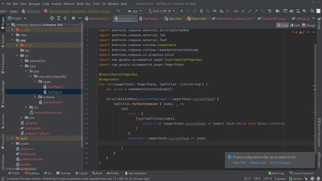 Ex #7 - Use tablayout in compose android kotlin 2022 смотреть онлайн