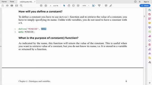 18. How will you define a constant? смотреть онлайн