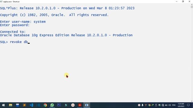 8. Revoke (DCL) in oracle смотреть онлайн