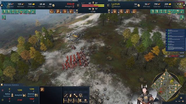 [Foreign Name] (Mongols) vs LucifroN (Malians) || Age of Empires 4 Replay смотреть онлайн
