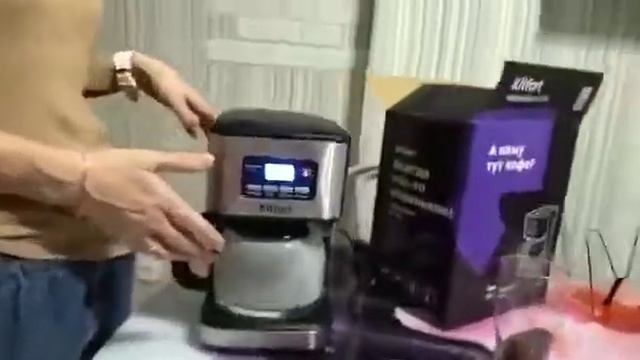 Приготовили кофе в кофеварке Kitfort KT-719! Обзор кофеварки капельного типа.#kitfort смотреть онлайн