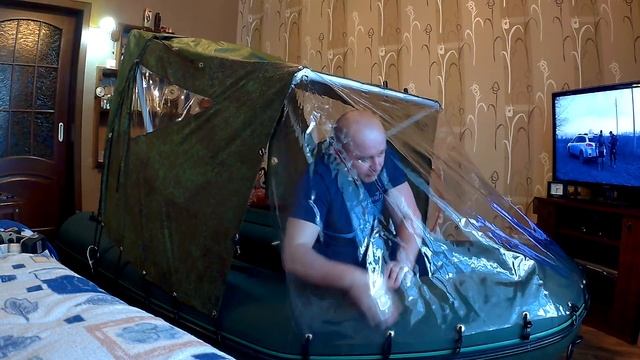 Тент на лодку ПВХ своими руками смотреть онлайн