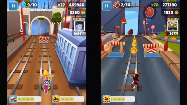 Subway Surfers: San Francisco VS Atlanta Walkthrough смотреть онлайн