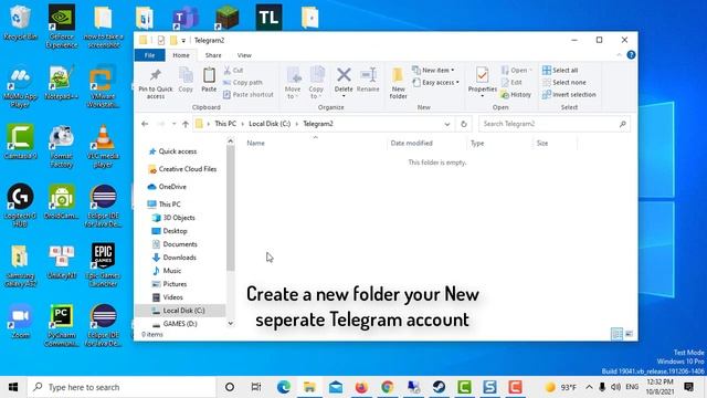 How To Add Multiple Telegram Accounts on a Windows PC & Laptop | Telegram Dual Account Windows 10 смотреть онлайн