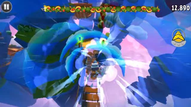 Angry Birds GO! Gameplay Walkthrough - Air Track 1 - Fruit Splat 2 for Android/IOS смотреть онлайн