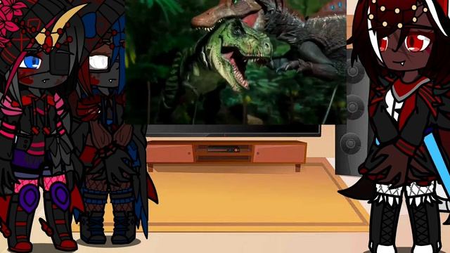 Dino Girls React To ~ Buck Rex vs Spino~ Stop Motion (MY AU) смотреть онлайн
