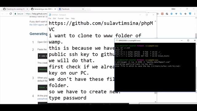 Adding ssh key to Github смотреть онлайн
