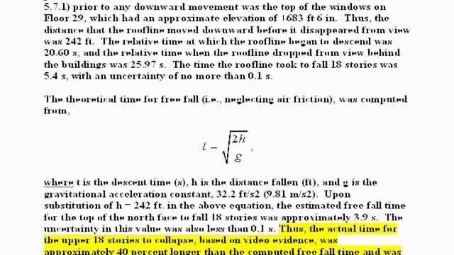 Physics - WTC7 Freefall by David Chandler - AE911Truth.org смотреть онлайн