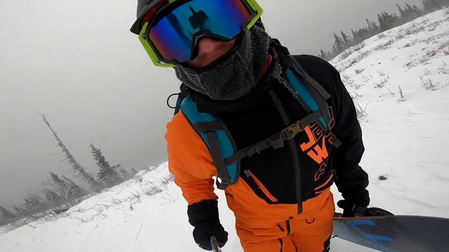Шерегеш/пешком без подъёмников в ураган смотреть онлайн
