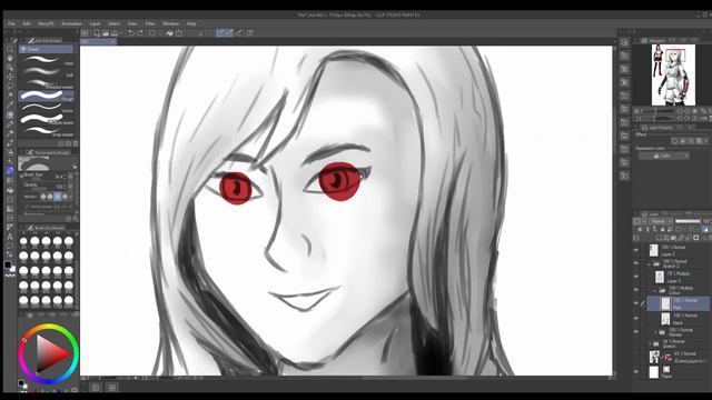 Final Fantasy 7 Tifa || Time Lapse смотреть онлайн