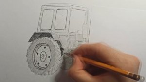Как нарисовать трактор МТЗ 80 | Беларус