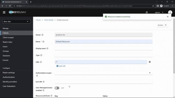 Part 8.1 - How to configure authorization within keycloak (Keycloak with quarkus application)