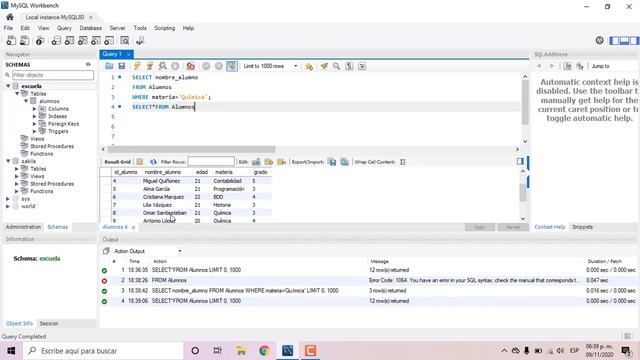 5.-Aprender MySQL.-Consultas condicionadas(Cláusula Where). смотреть онлайн