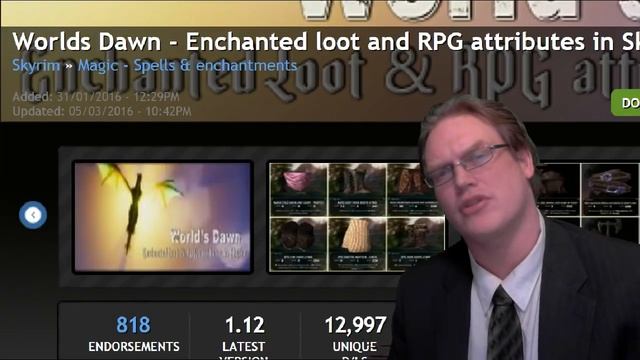 [Skyrim Modpack] Classic RPG Style - Character Stats, Classes, De-Levelled World, Random Loot. смотреть онлайн