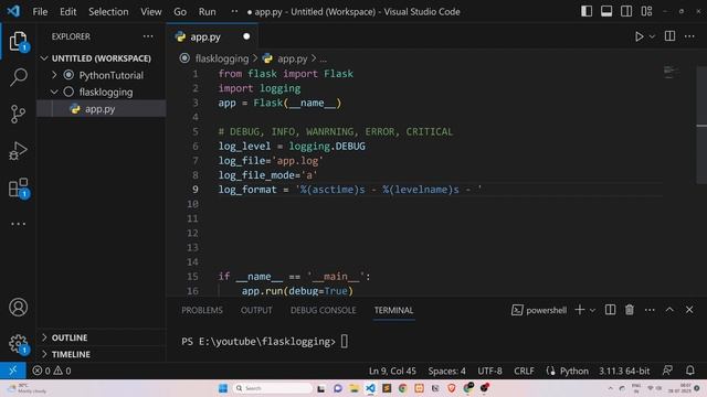 Flask Logging Explained: How to Log and Debug Your Python Web App | HINDI смотреть онлайн