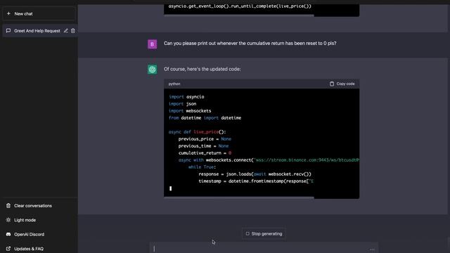 Hey CHATGPT, PLS build a TRADINGBOT with Python for me [Part II] смотреть онлайн