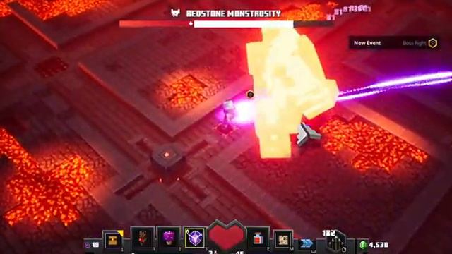 How to beat the Redstone monstrosity easily in Minecraft Dungeons смотреть онлайн