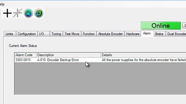 MotionWorks IEC - Absolute Encoder Reset (A.810 Alarm) смотреть онлайн