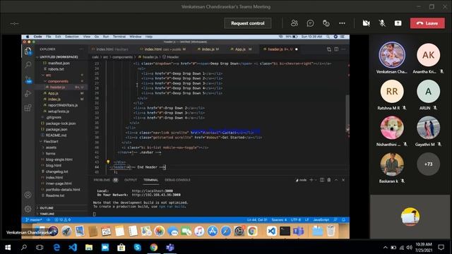 React js Component creation in Tamil - Part 2 смотреть онлайн
