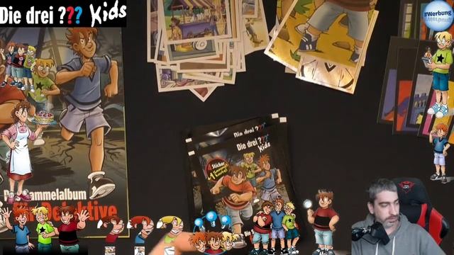 Die drei Fragezeichen Kids - Sammelalbum + Display Unboxing смотреть онлайн