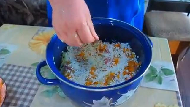 рисовая каша с фаршем и капустой (Замена ленивых голубцов) смотреть онлайн