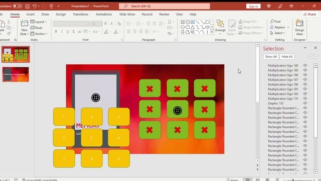 Easy Power point interactive Memory game creating create educational games,creating edugames, смотреть онлайн