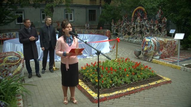 Церемония открытия фонтана "Мать и дитя" Владимира Лубенко смотреть онлайн