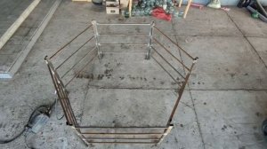 кормушка под рулонное сено для овец!!  #кормушка#сено#овцы#овцеводство#животноводство