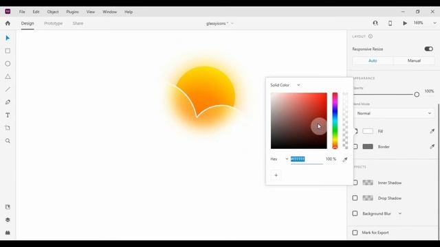 Create Glass icons (blur effect) in Adobe XD Tutorial смотреть онлайн