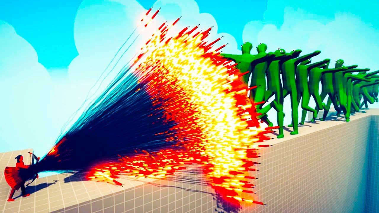 FIREWORK ARCHER GOD vs GIANTS | TABS - Totally Accurate Battle Simulator смотреть онлайн