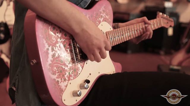 TONE CHECK: Fender Custom Shop Limited 50's Thinline Telecaster Relic in Pink Paisley смотреть онлайн