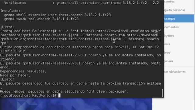 Cosas que hacer después de instalar fedora 23 Design Suite Configuración basica. смотреть онлайн