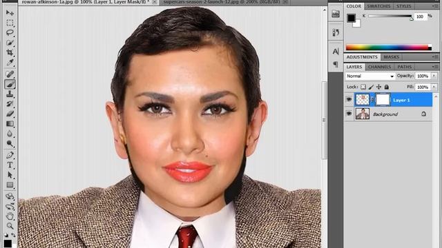 how to change / replace face in adobe Photoshop cs5 cs4 cs6 cs3 7.0 and all смотреть онлайн